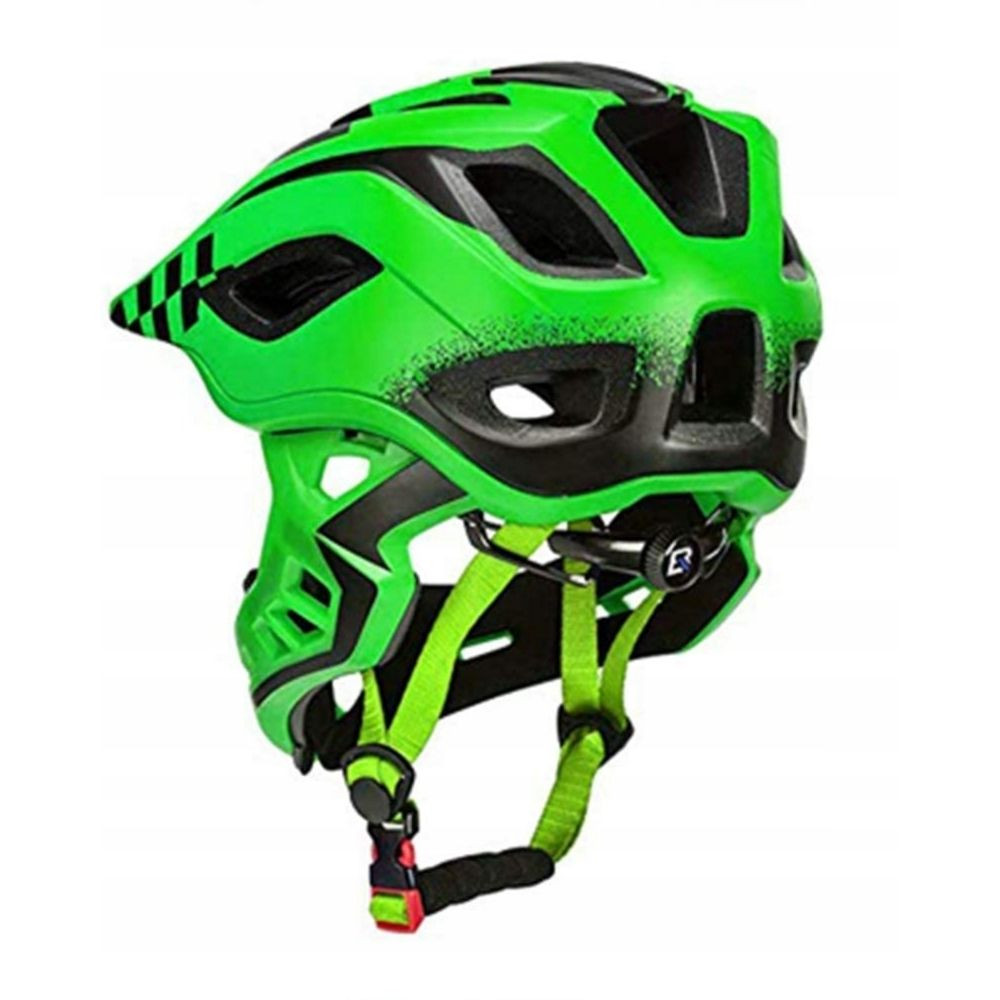 Detská cyklistická prilba ROCKBROS FreeRide Green - Prilby pre deti - 4