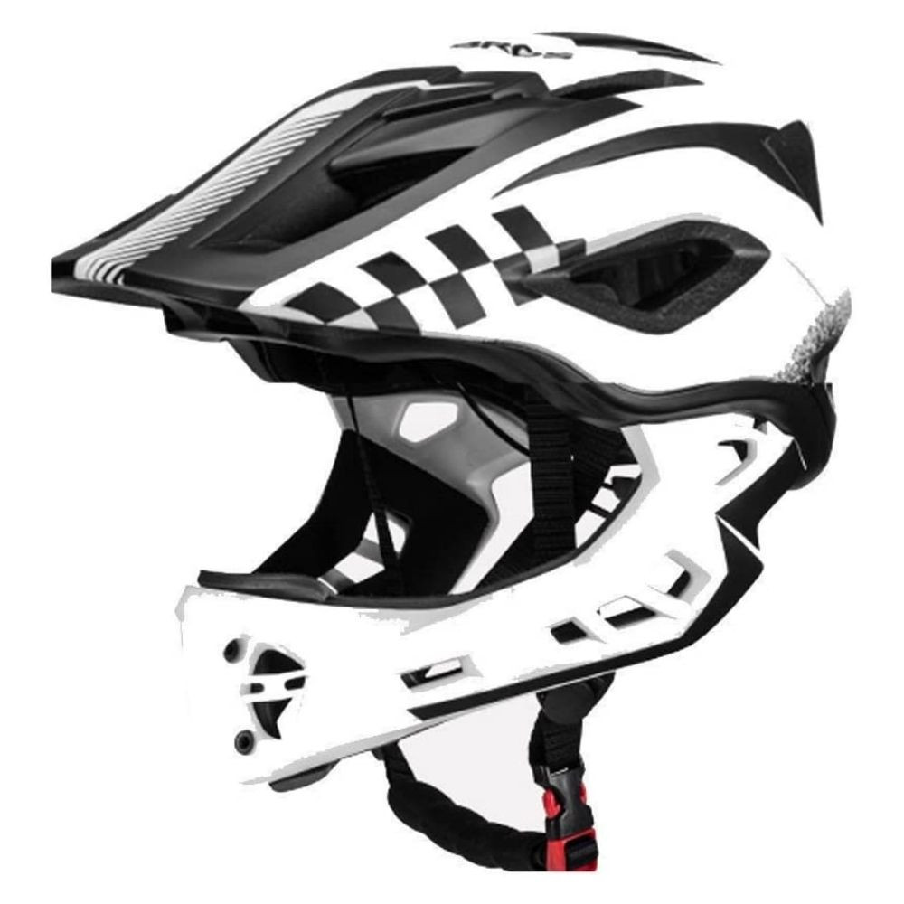 Detská cyklistická prilba ROCKBROS FreeRide White - Prilby pre deti - 2