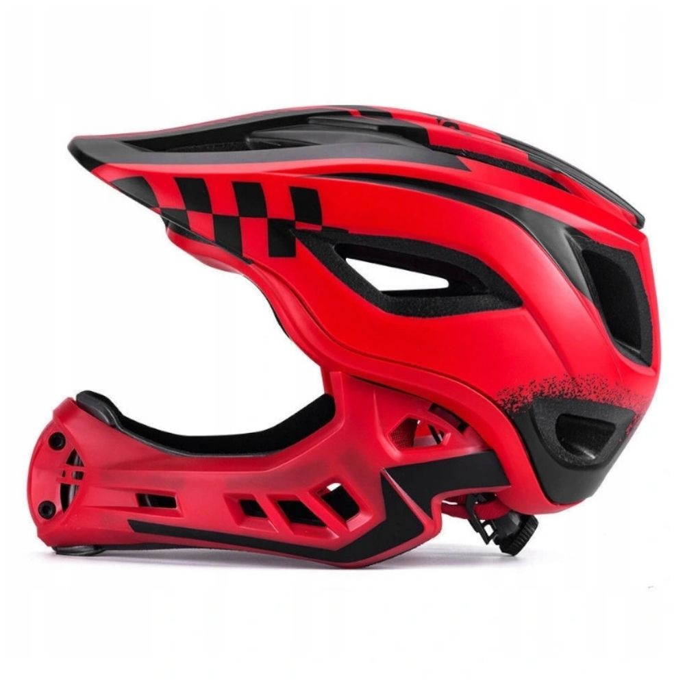 Detská cyklistická prilba ROCKBROS FreeRide Red - Prilby pre deti - 2