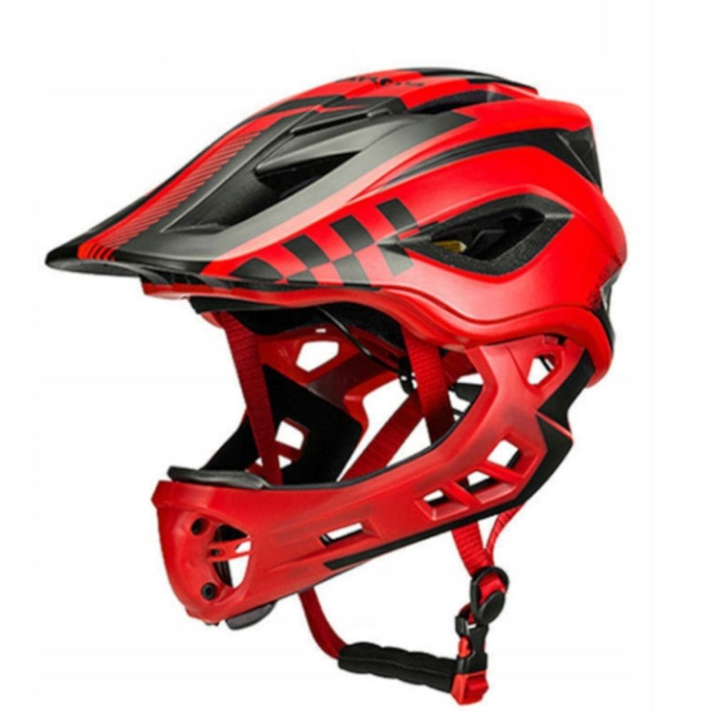Detská cyklistická prilba ROCKBROS FreeRide Red - Prilby pre deti - 3