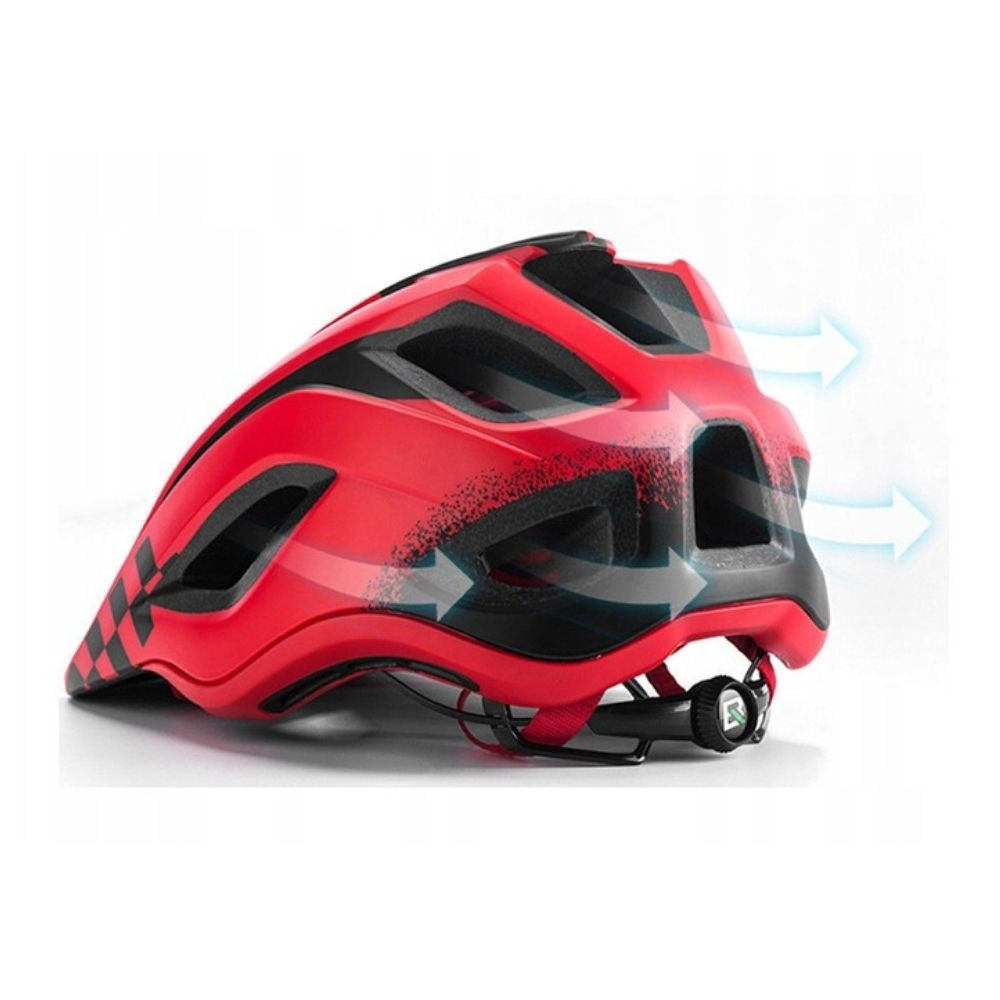 Detská cyklistická prilba ROCKBROS FreeRide Red - Prilby pre deti - 6