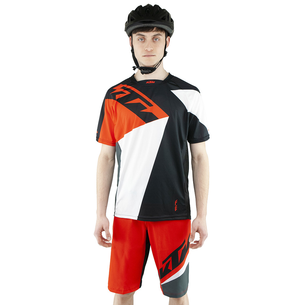 Cyklistický dres KTM Factory Enduro Short Sleeve - Cyklo vrch - 2