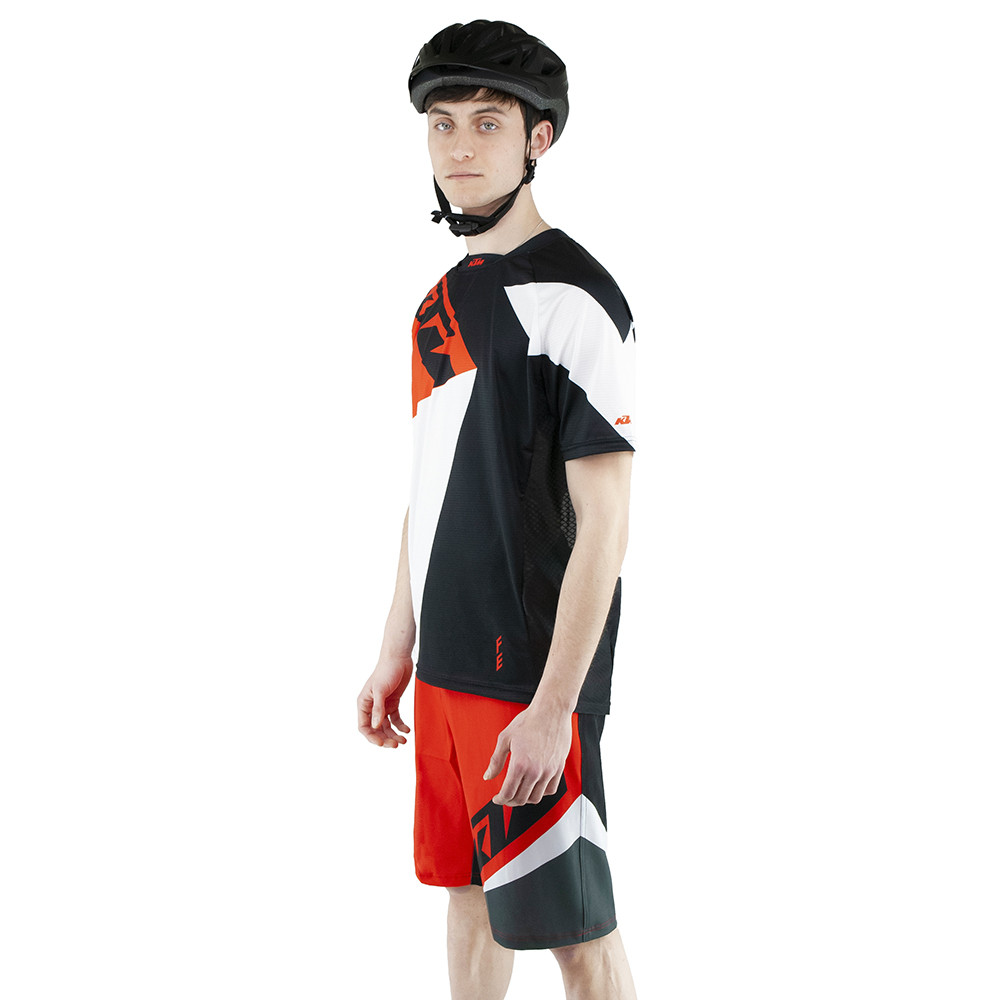 Cyklistický dres KTM Factory Enduro Short Sleeve - Cyklo vrch - 3