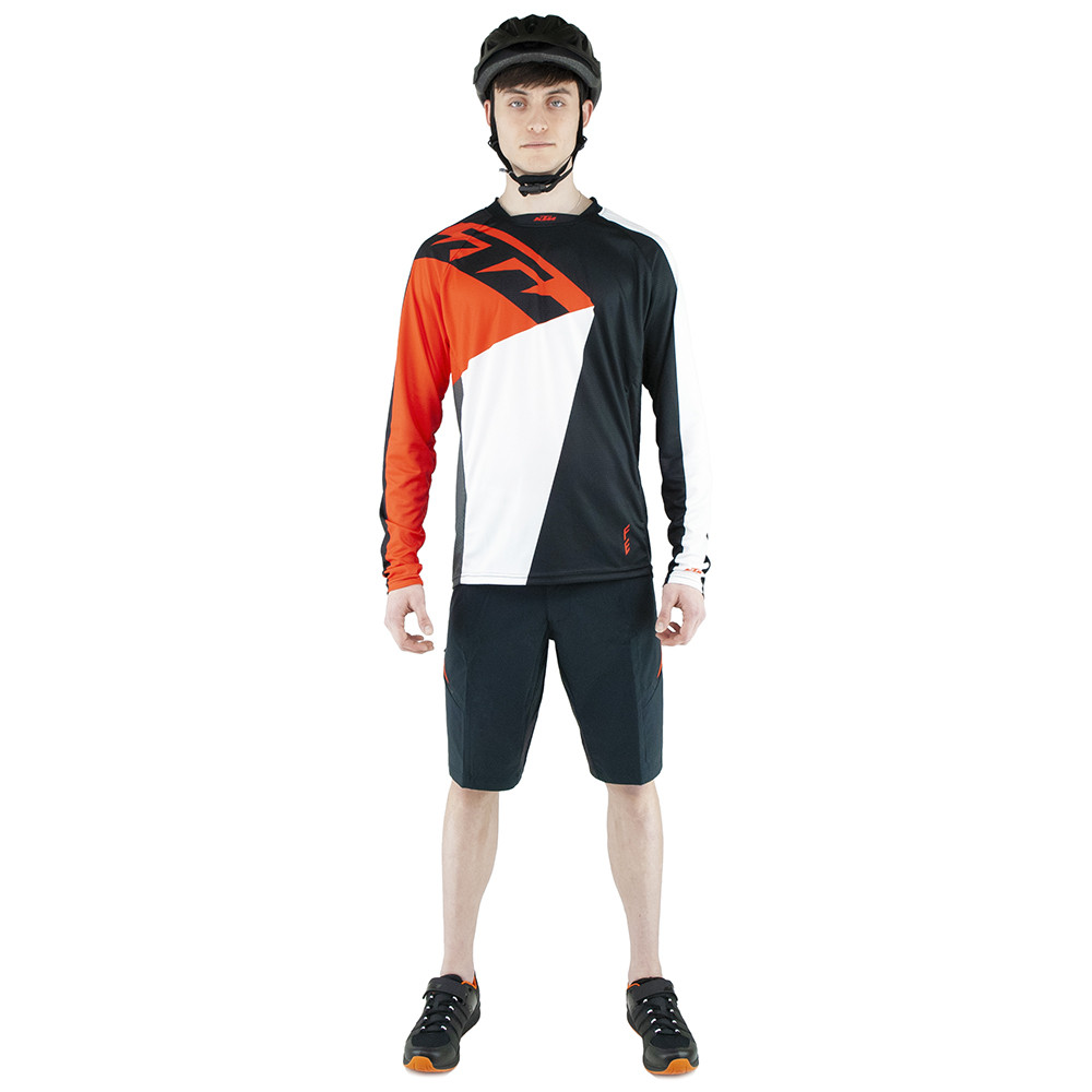 Cyklistický komplet KTM Factory Enduro Black - Cyklo vrch - 1