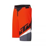 Cyklistické šortky KTM Factory Enduro Orange/White
