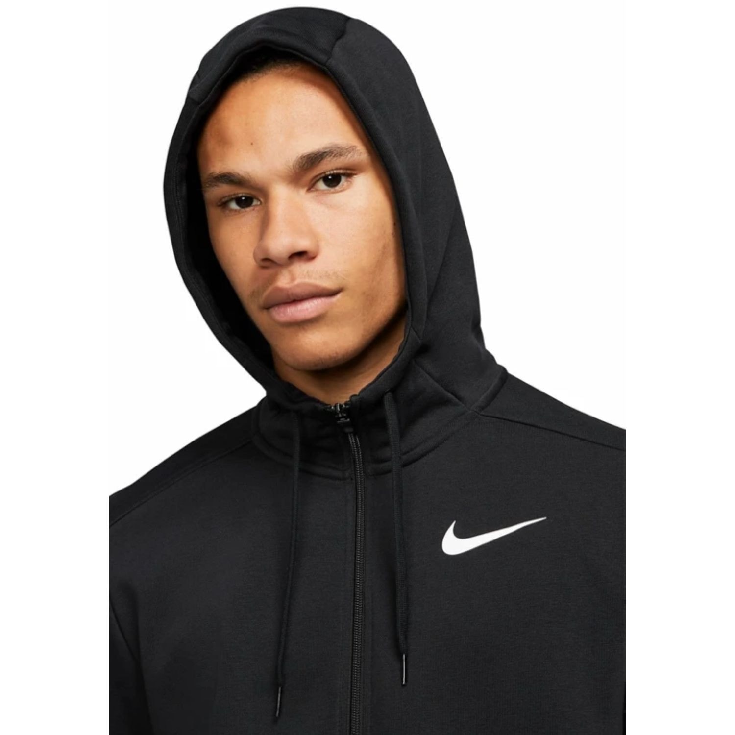 Mikina Nike Dri-FIT Full-Zip Training Black - Mikiny s kapucňou - 2