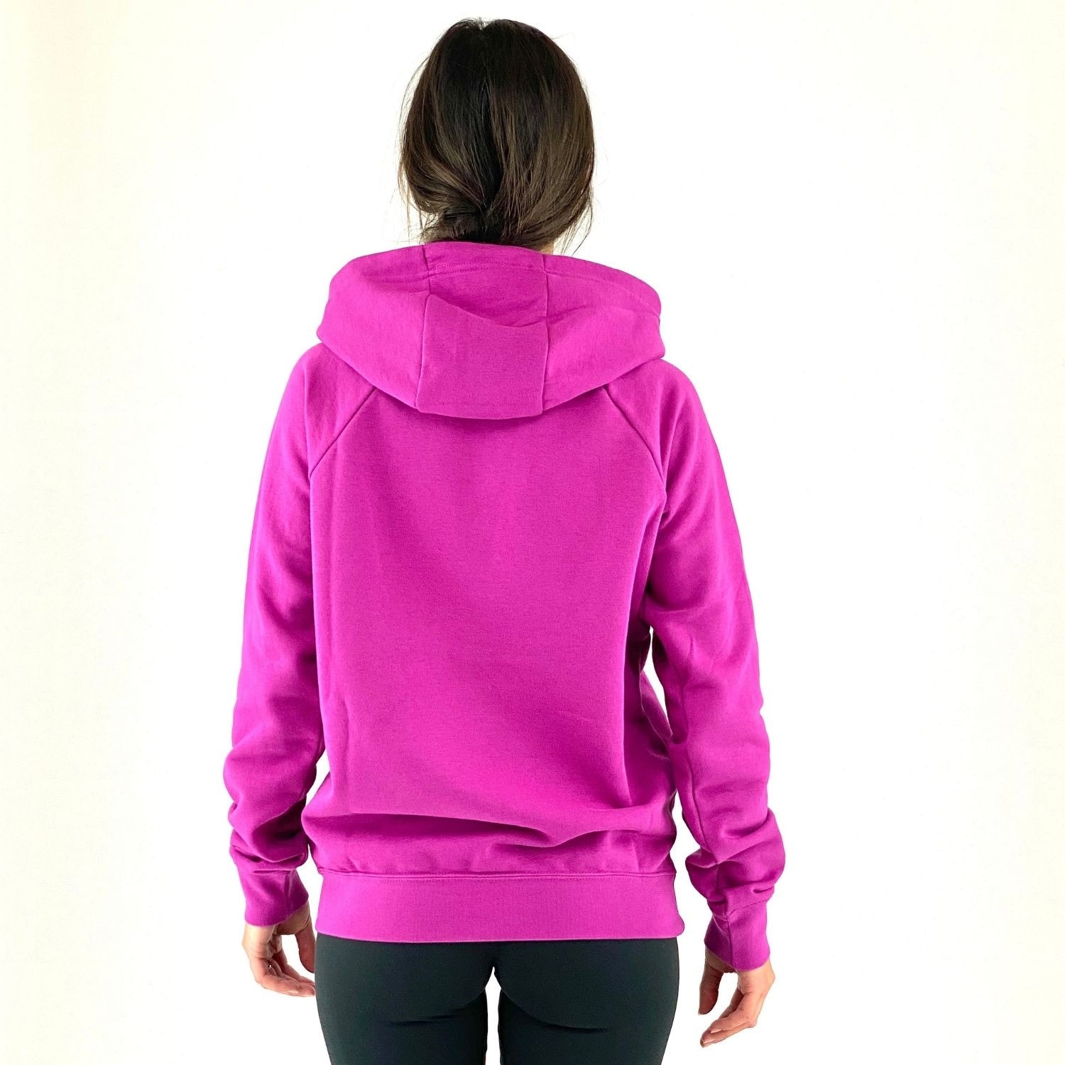 Mikina NIKE W NSW Essntl FLC GX Hoodie Pink - Mikiny s kapucňou - 3