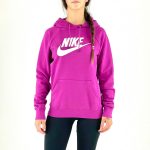 Mikina NIKE W NSW Essntl FLC GX Hoodie Pink
