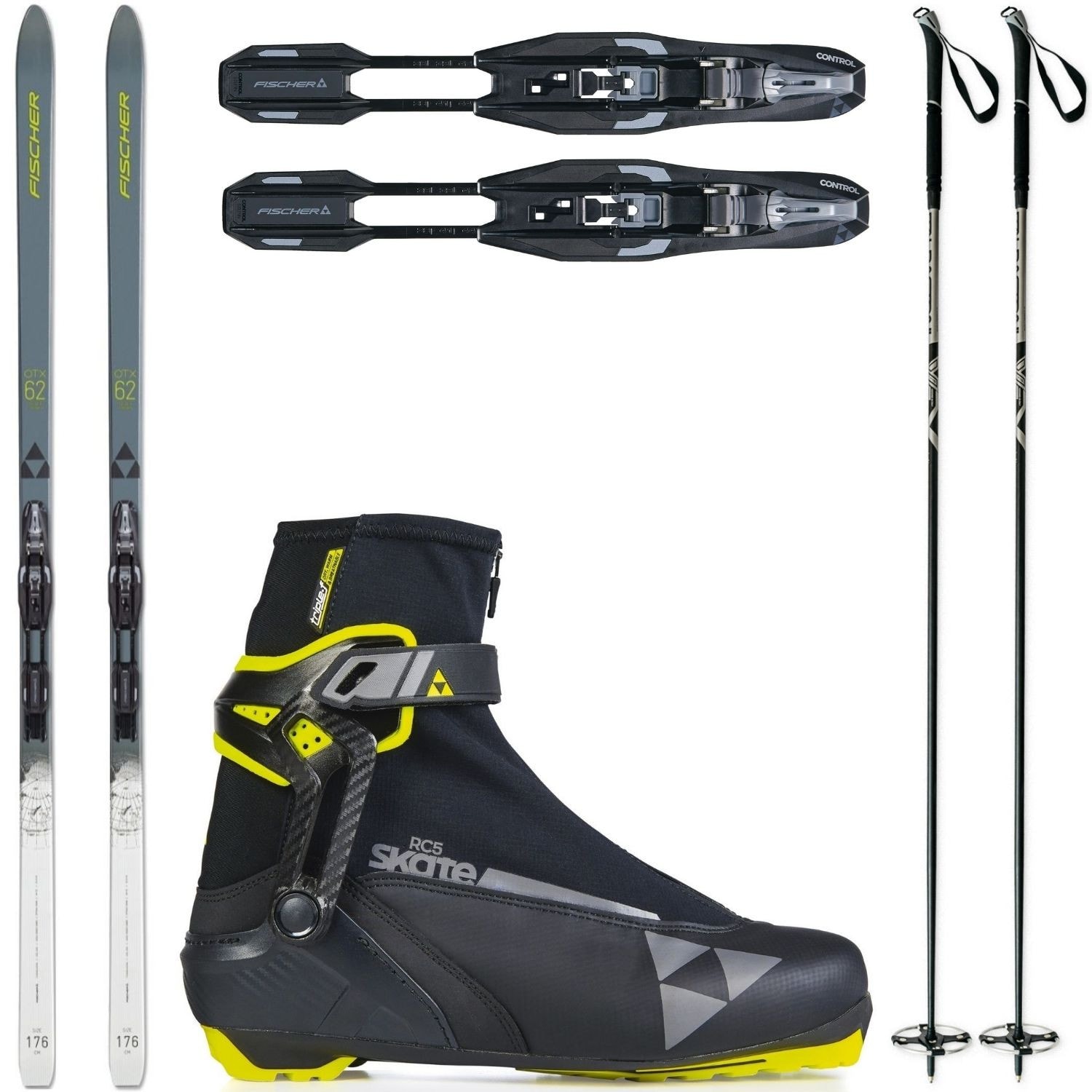 Backcountry set FISCHER Spider 62 Crown + obuv RC5 + palice - Backcountry sety - 1