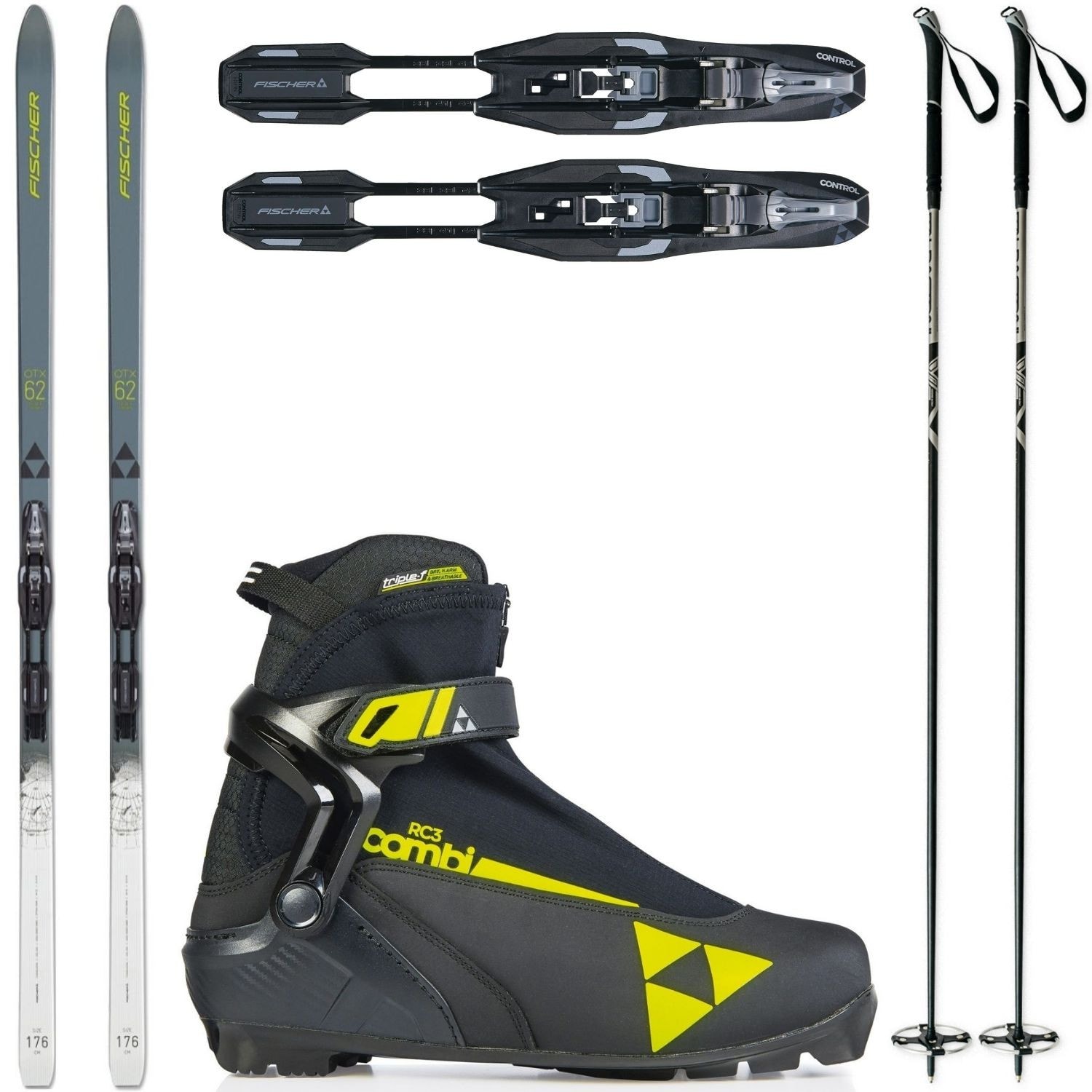 Backcountry set FISCHER Spider 62 Crown + obuv RC3 + palice - Backcountry sety - 1