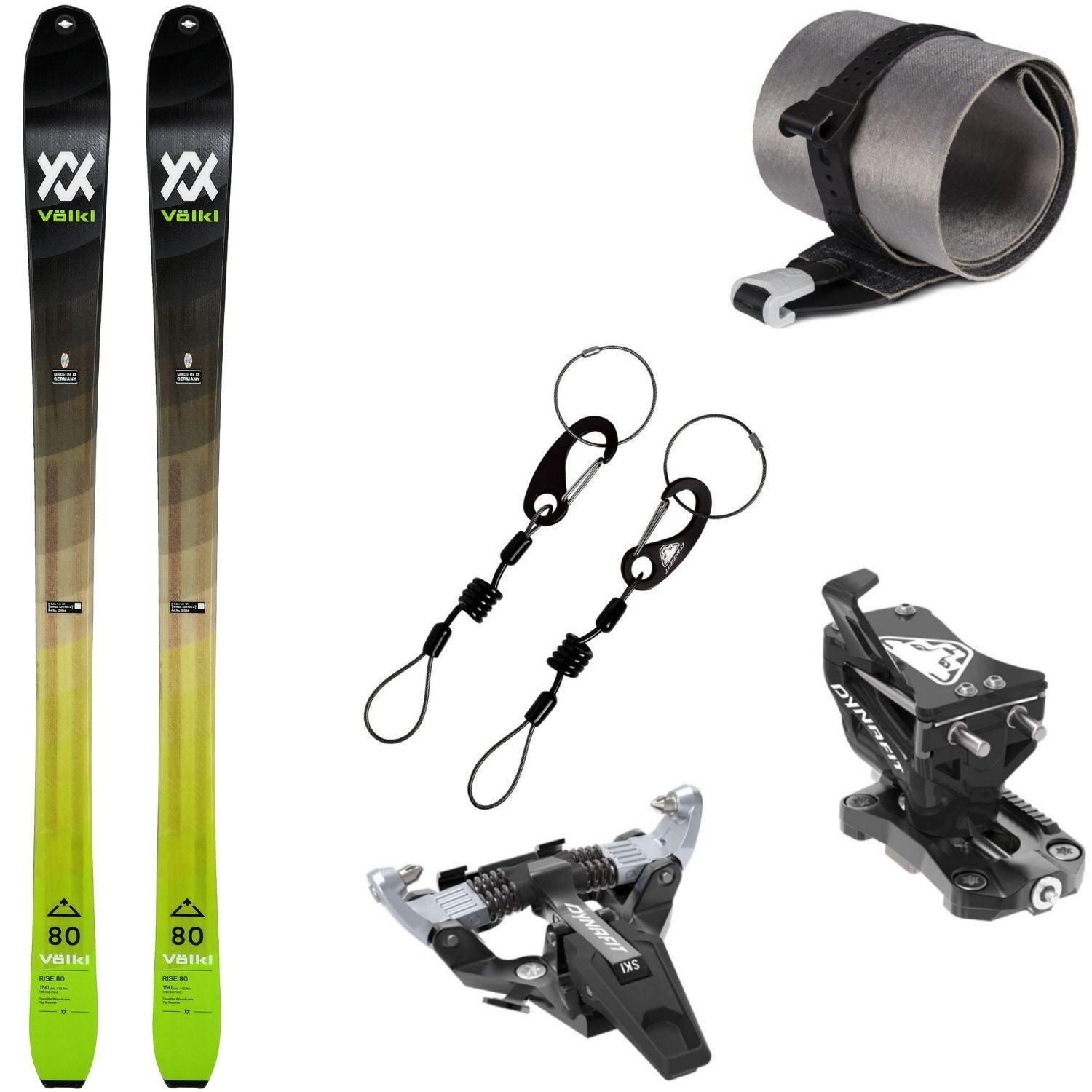 Skialpinistický set Volkl Rise 80 s pásmi a viazaním Dynafit Speed Turn - Skialp sety -Unisex - 1