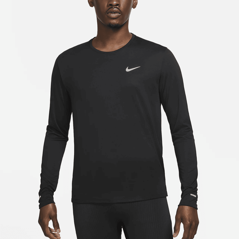 Tričko NIKE Sweatshirt M NK DF UV Miler TO Black/ReflectiveSilver - NIKE - 1