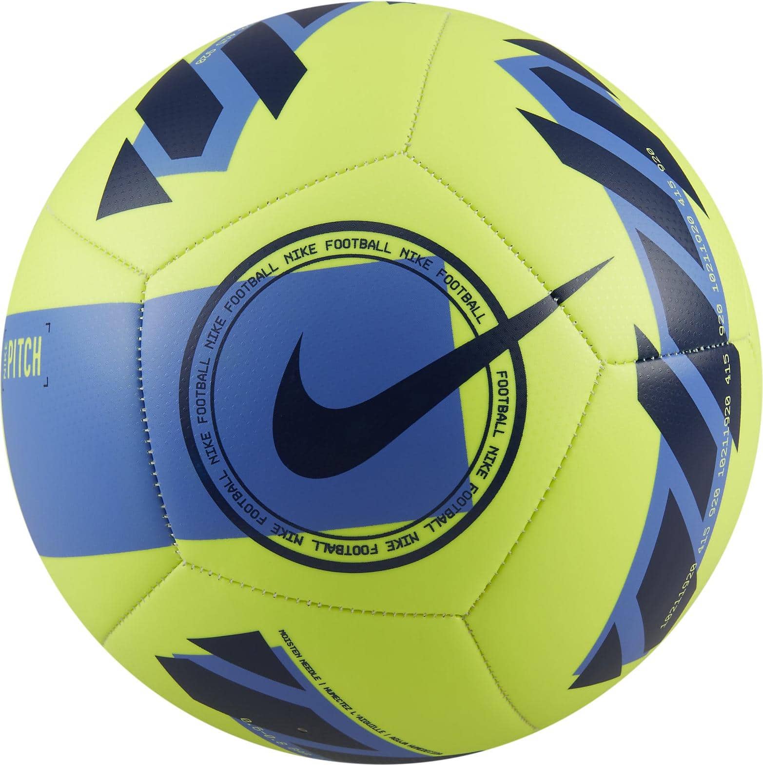 Futbalová lopta NIKE Pitch Soccer Volt/Blue/White - Lopty - 1
