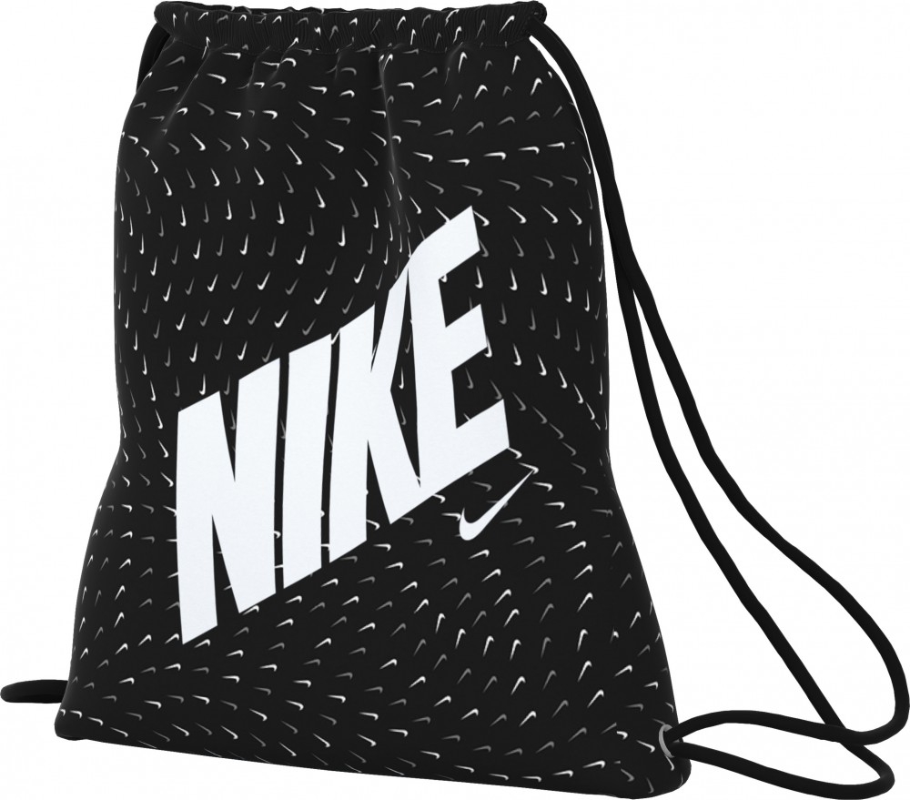Vak NIKE Kids Drawstring Bag Black/White - Športové vaky - 1