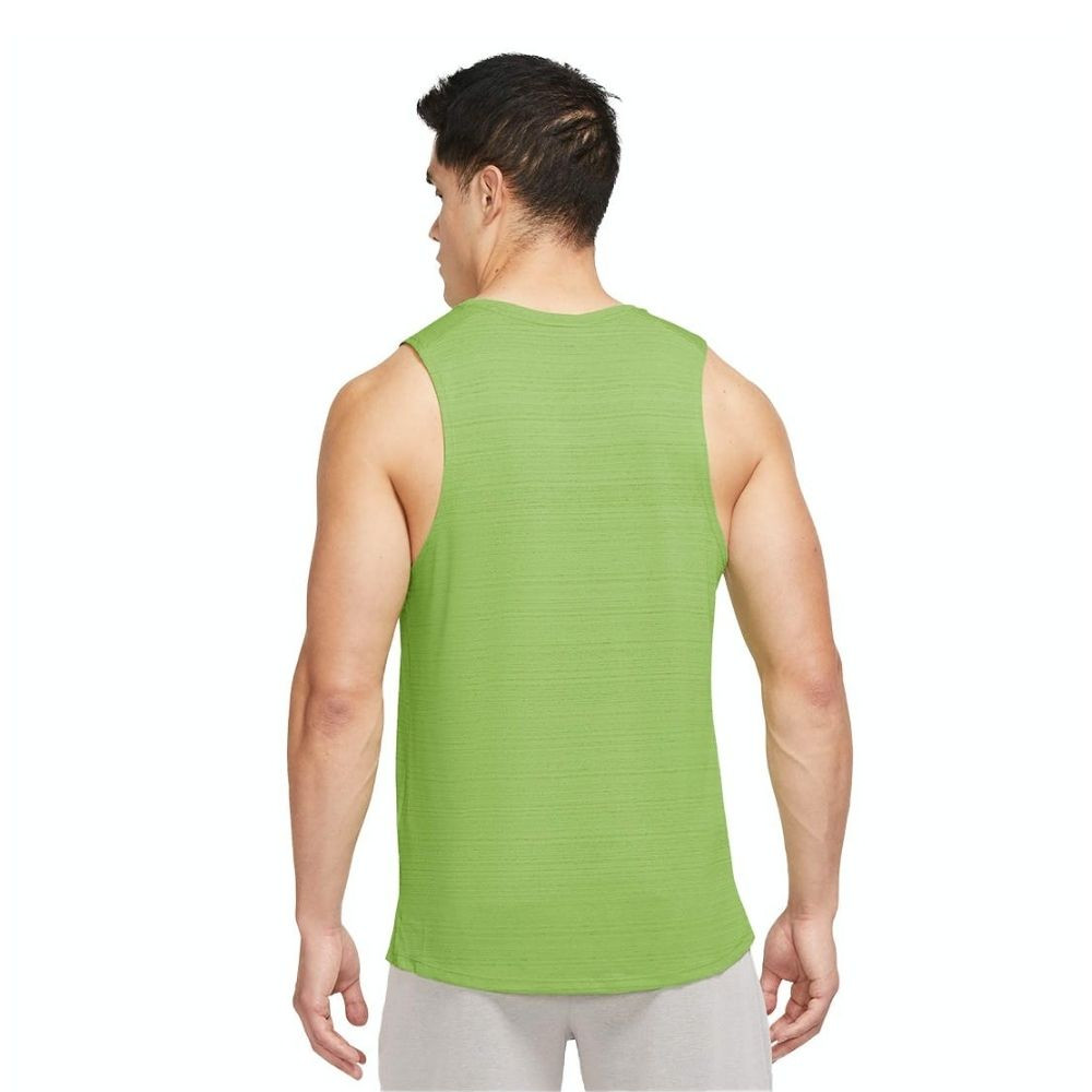 Tielko NIKE Tank Dri-Fit Miler Vivid Green/Reflective Silver - NIKE - 2