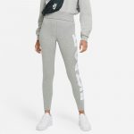 Legíny NIKE W NSW Essential HR TIGHTS Grey/White