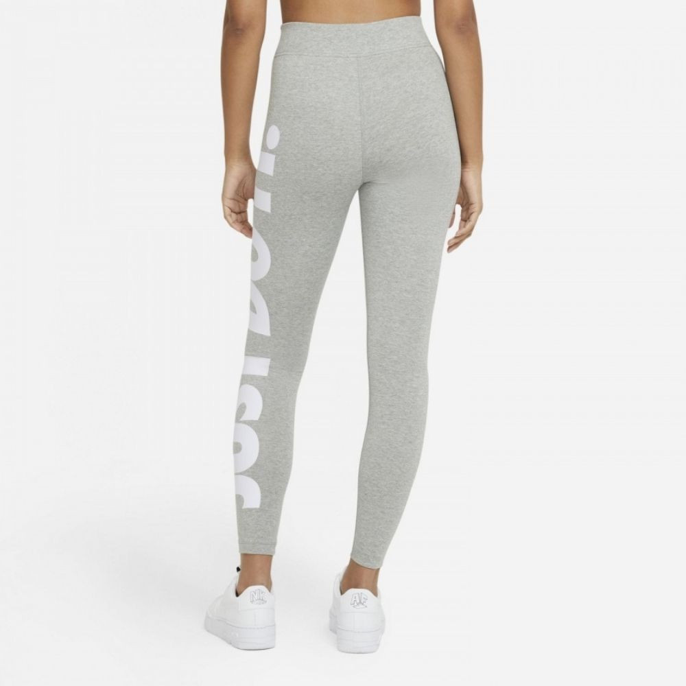 Legíny NIKE W NSW Essential HR TIGHTS Grey/White - Legíny - 2