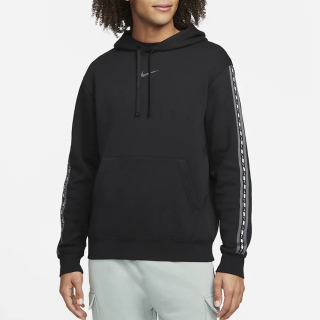 Mikina NIKE M NSW Repeat Fleece PO Hoodie BB Black/Iron Grey