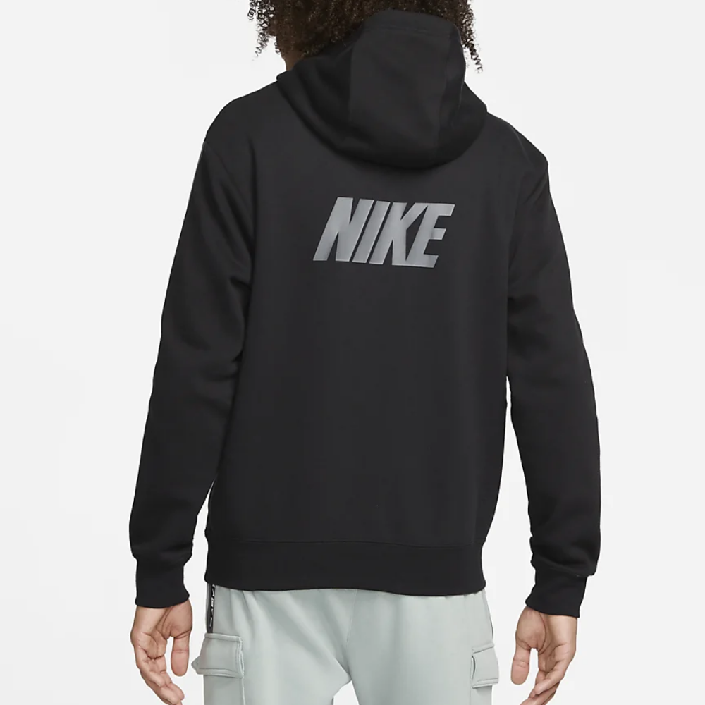 Mikina NIKE M NSW Repeat Fleece PO Hoodie BB Black - Mikiny s kapucňou - 2