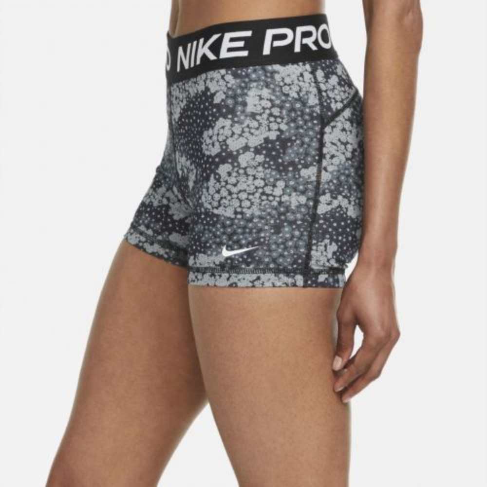Šortky NIKE Pro Dri-FIT Women's Grey/Black/White - Dámske oblečenie - 3