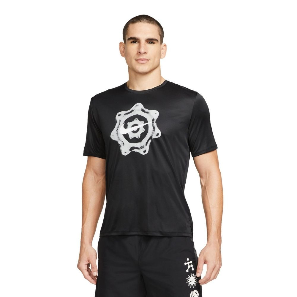 Tričko NIKE Dri-Fit Run Miller Black - NIKE - 1