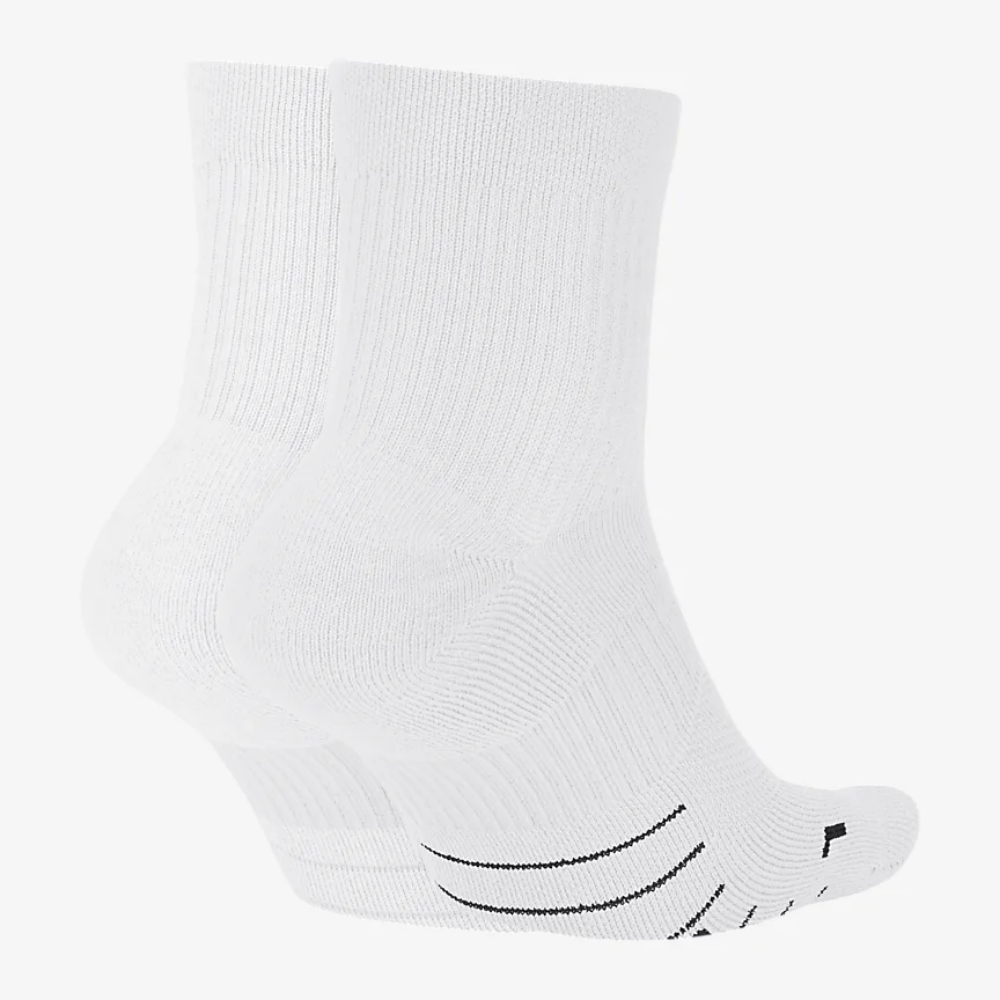 Ponožky NIKE Multiplier Ankle White 2-pack - Ponožky - stredné - 3