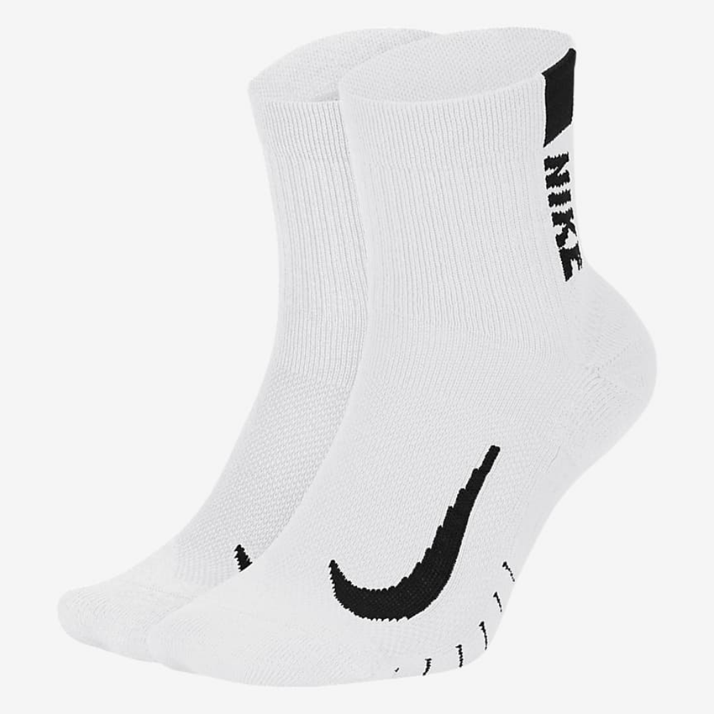 Ponožky NIKE Multiplier Ankle White 2-pack - Ponožky - stredné - 2