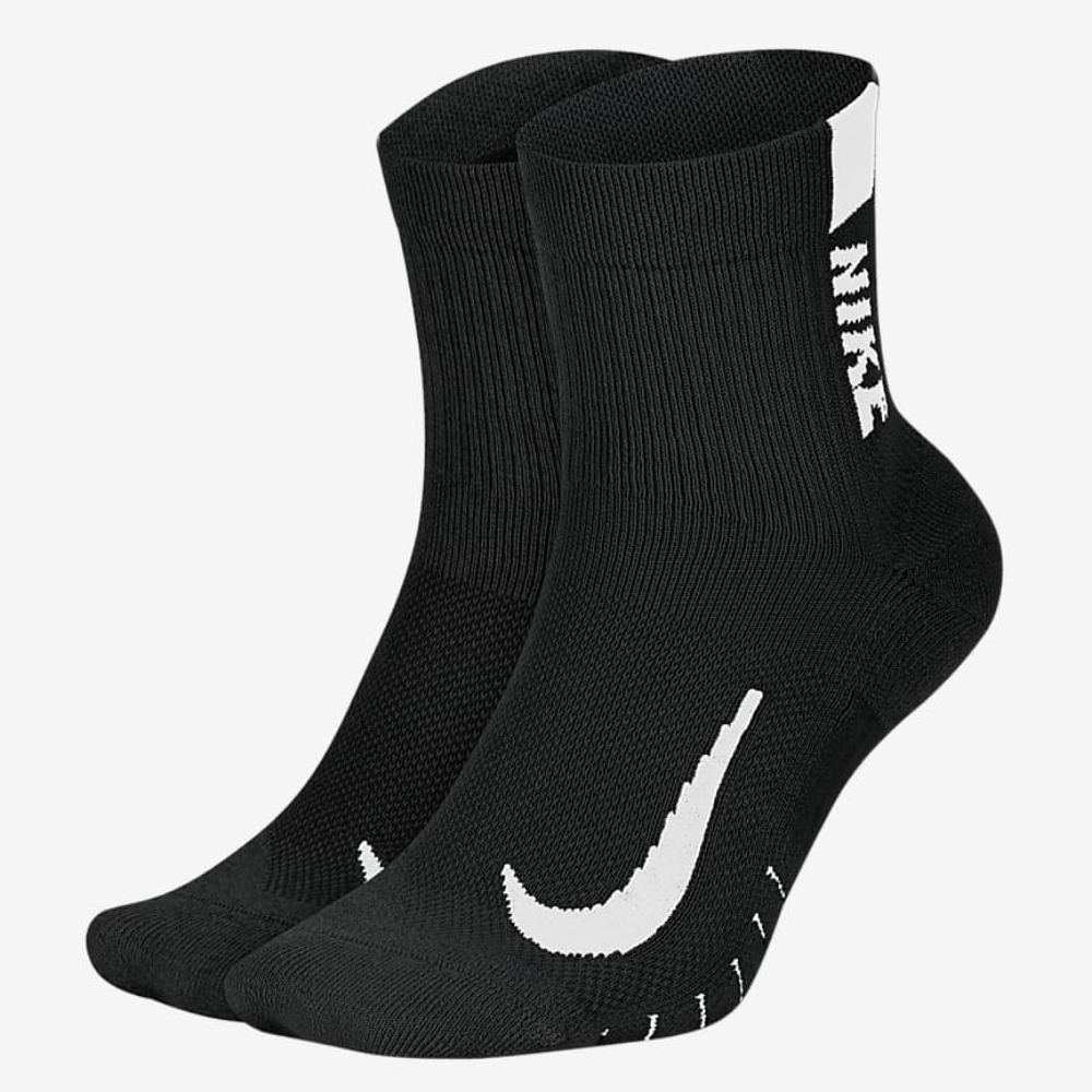 Ponožky NIKE Multiplier Ankle Black 2-pack - Ponožky - stredné - 2