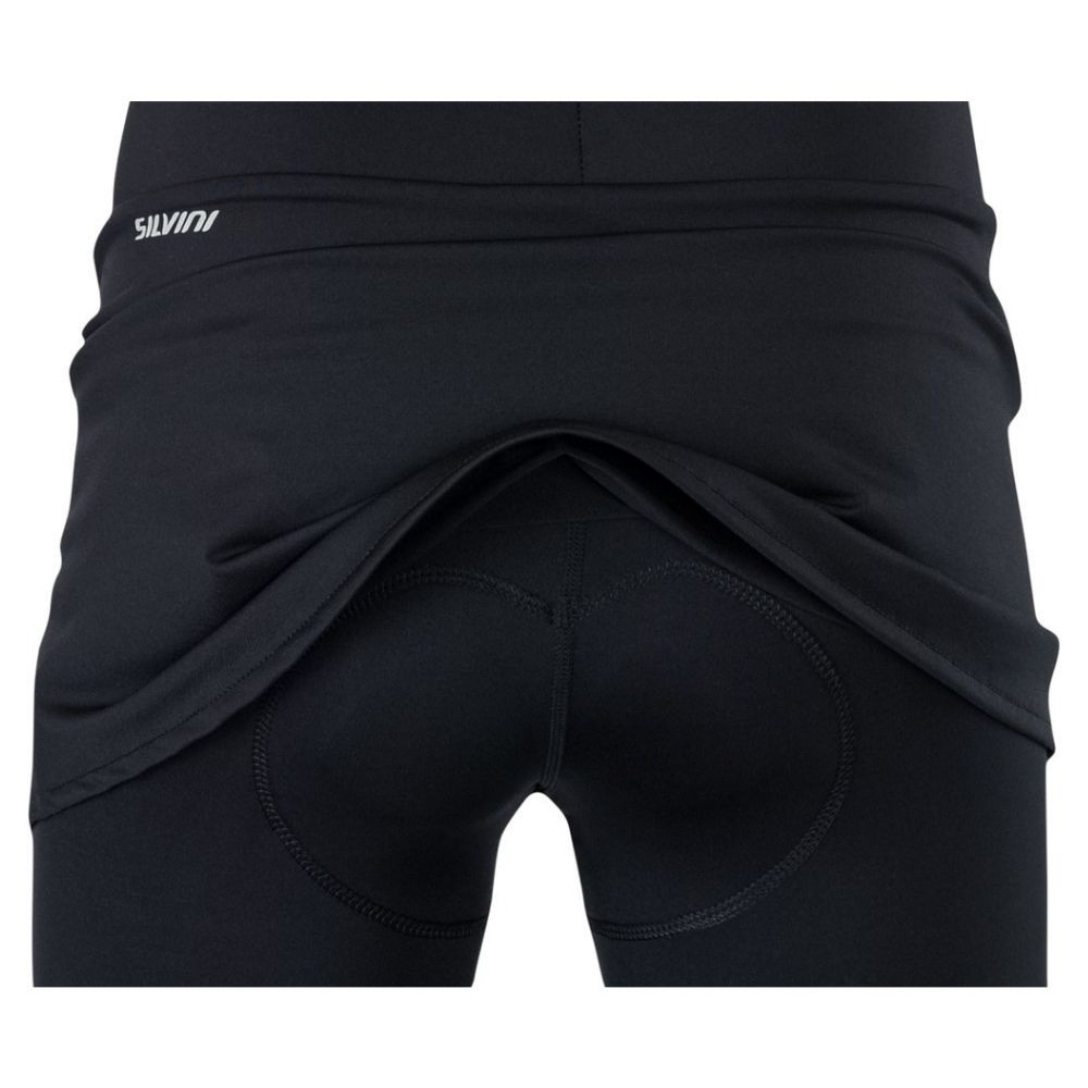Cyklistická sukňa SILVINI Isorno Pro Black - Cyklo oblečenie - 3