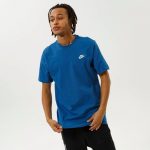 Tričko NIKE NSW Club Tee Blue/White