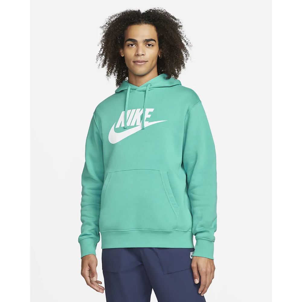Mikina NIKE NSW Club PO BB GX Teal - Mikiny s kapucňou - 1
