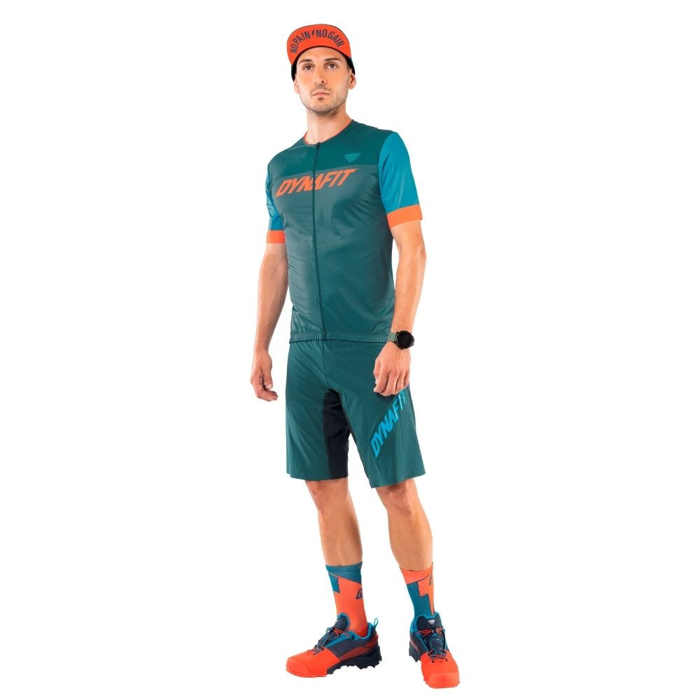 Cyklistický dres DYNAFIT Ride Light Full Zip Petrol - Cyklo vrch - 2