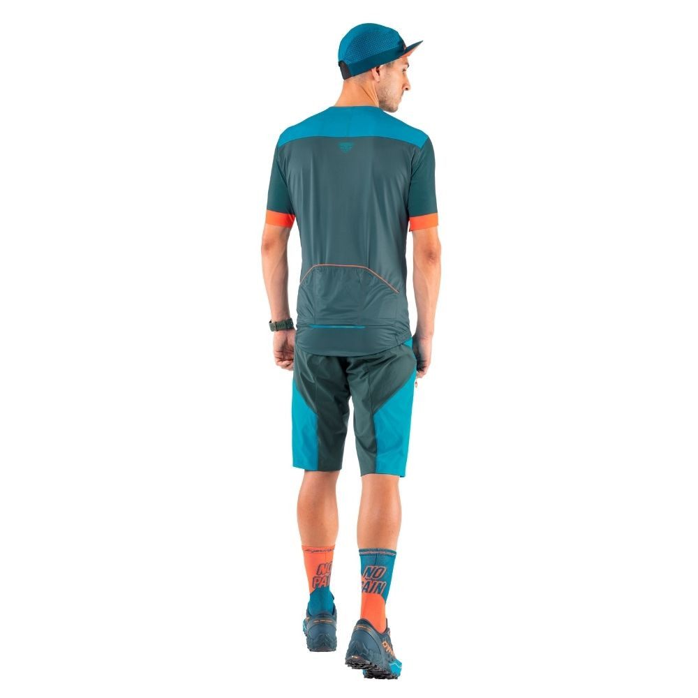 Cyklistický dres DYNAFIT Ride Light Full Zip Petrol - Cyklo vrch - 3