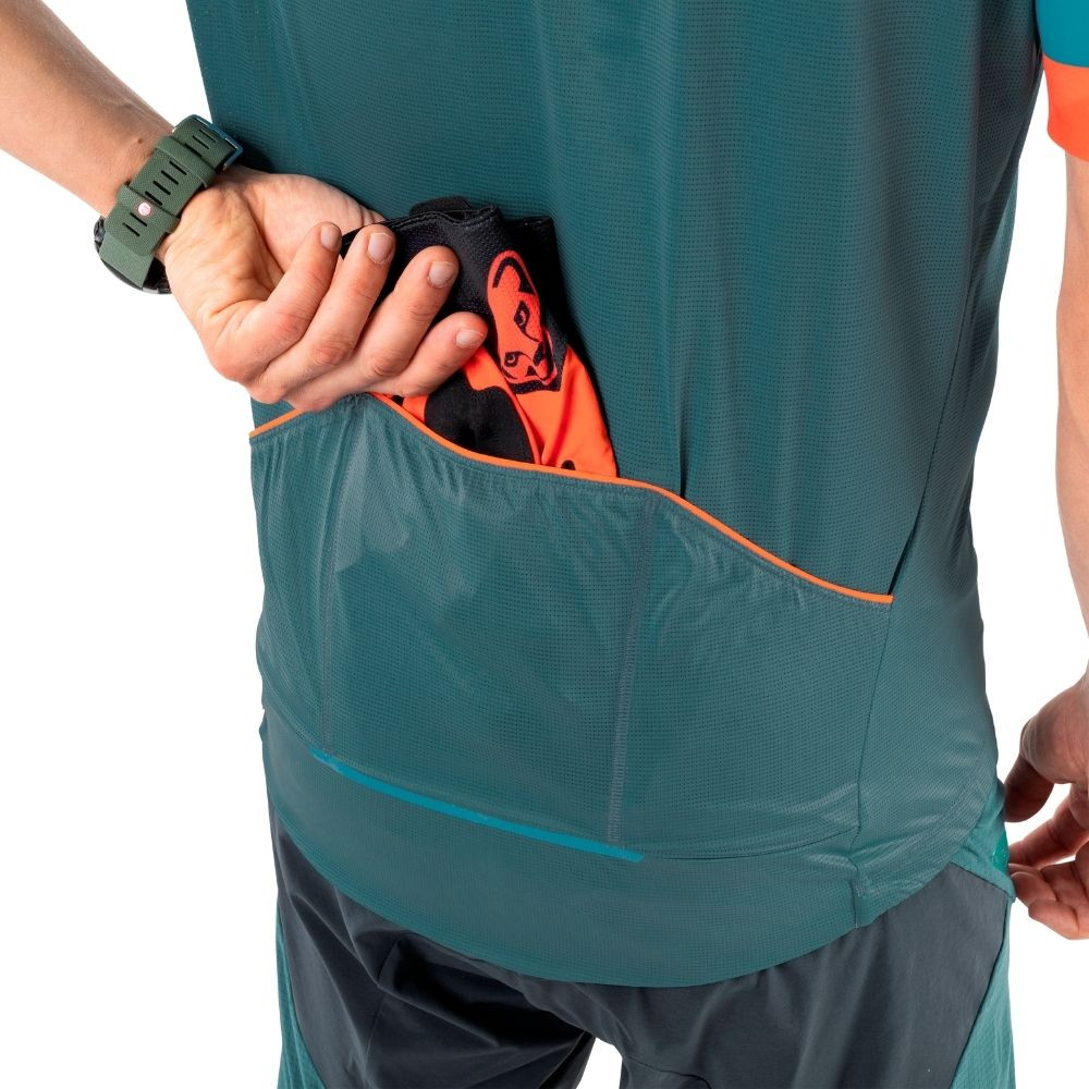 Cyklistický dres DYNAFIT Ride Light Full Zip Petrol - Cyklo vrch - 7