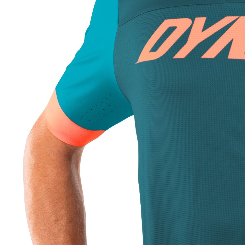 Cyklistický dres DYNAFIT Ride Light Full Zip Petrol - Cyklo vrch - 5