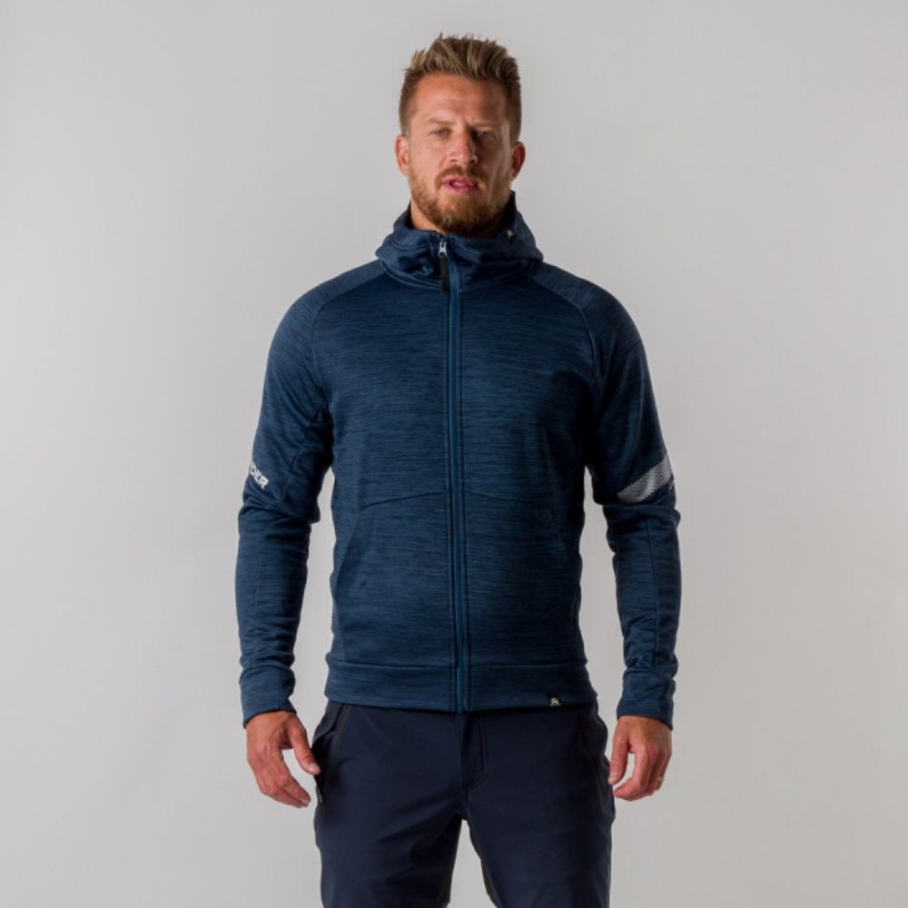 Mikina NORTHFINDER Fred Dark Blue - Technické mikiny - 3