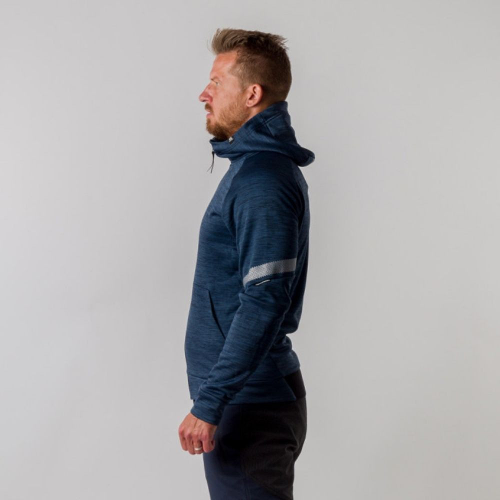 Mikina NORTHFINDER Fred Dark Blue - Technické mikiny - 4