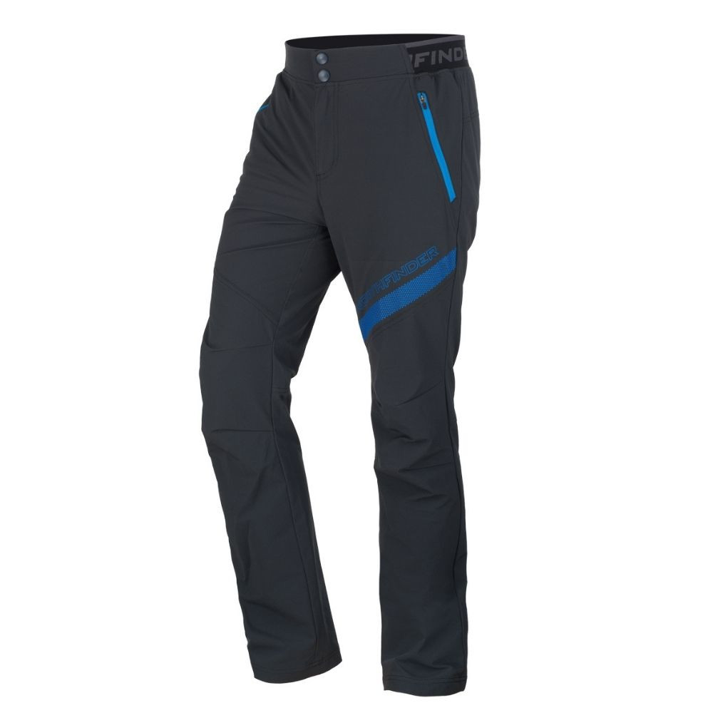 Nohavice NORTHFINDER Braiden Black - Turistické nohavice - 4