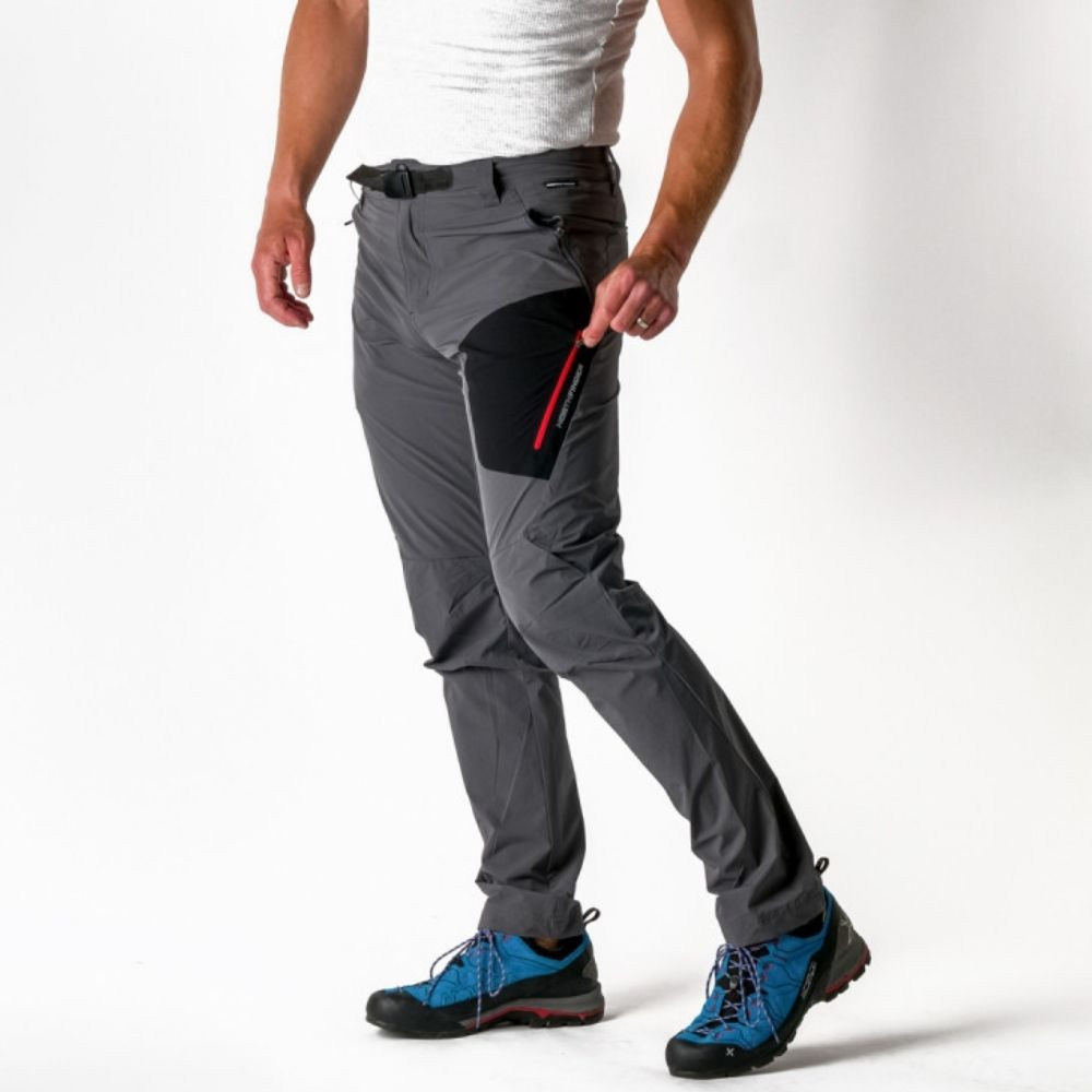 Nohavice NORTHFINDER Messiah Grey - Turistické nohavice - 3