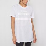 Dámske tričko NEW BALANCE W NB Athletics Mesh Tee White