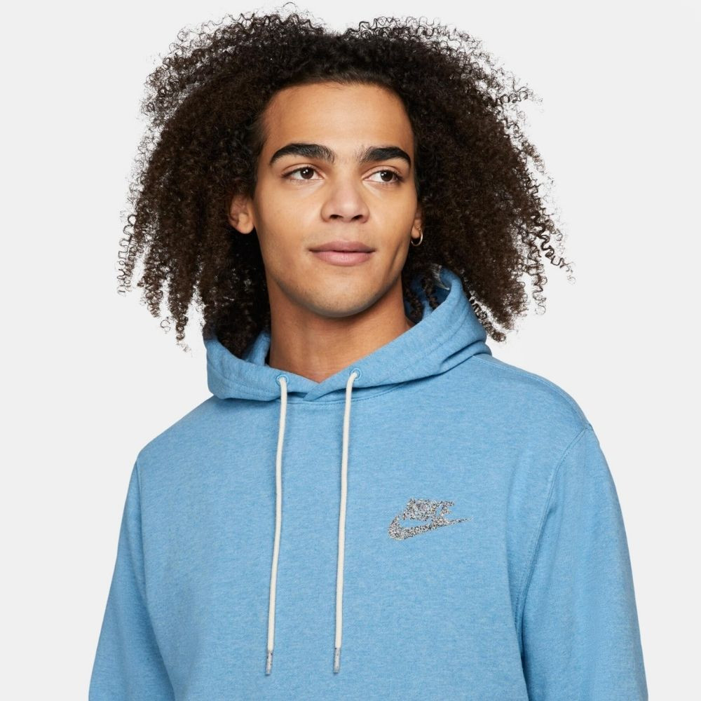 Mikina NIKE Revival M Dutch Blue/White - Mikiny s kapucňou - 3