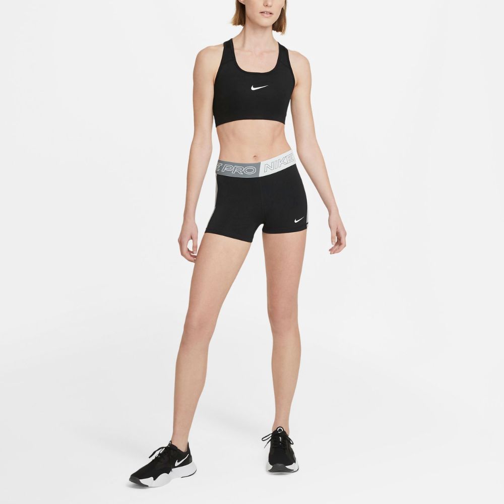 Komplet NIKE Dri-FIT Swoosh & NIKE Pro Women's 3" Graphic Black - Športové podprsenky - 1