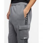 Tepláky NIKE M NSW Repeat Fleece Cargo BB Grey