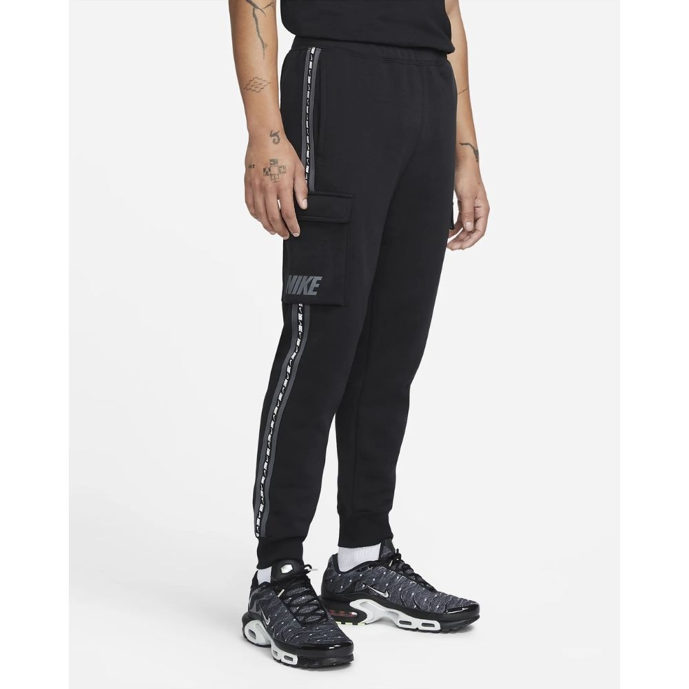 Tepláky NIKE M NSW Repeat Fleece Cargo BB Black - Tepláky - 2