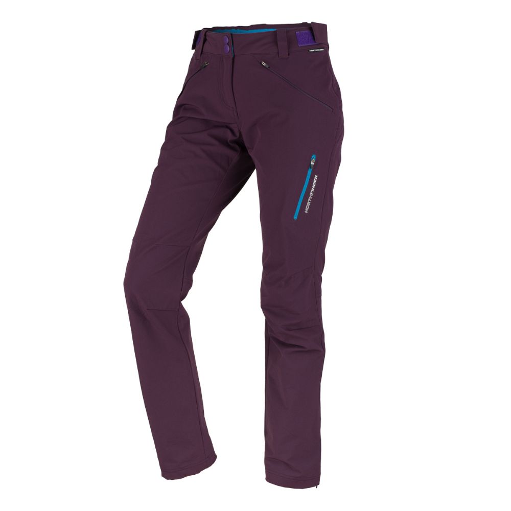 Strečové nohavice NORTHFINDER Asia Purple - Turistické nohavice - 5