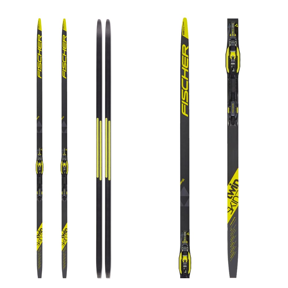 Bežkový set FISCHER Twin Skin Superior Medium IFP so stúpacím pásom a viazaním NNN - Pánske sety - 1