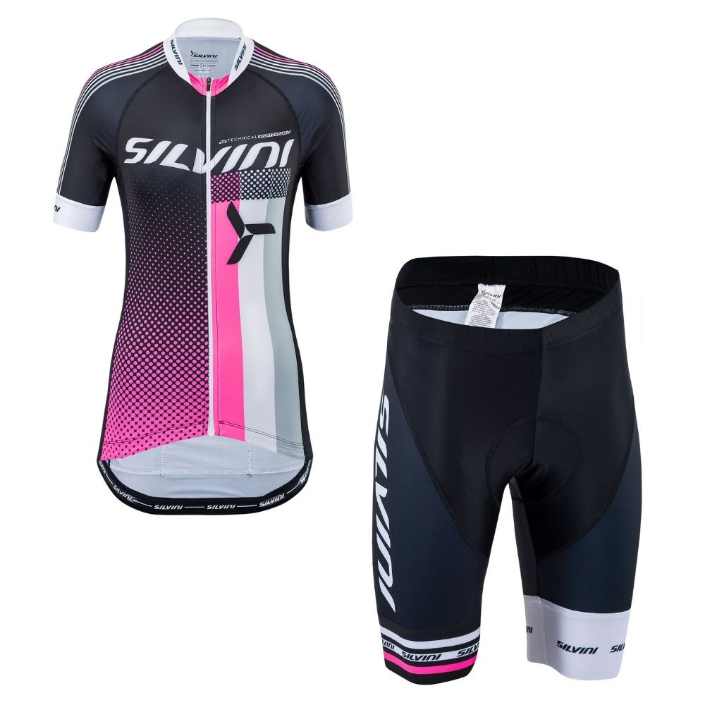 Cyklistický komplet SILVINI Team Black - Cyklo vrch - 1
