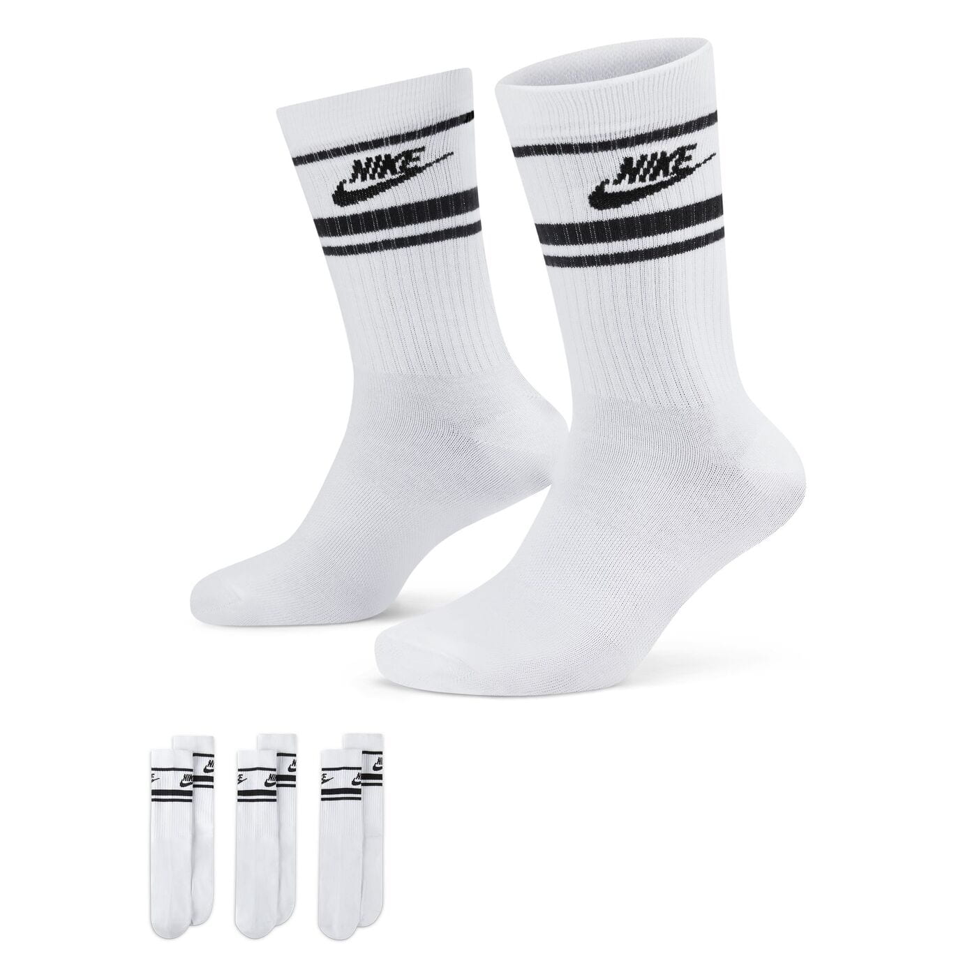 Ponožky NIKE Sportswear Everyday Essential 3-Pack White - Ponožky - stredné - 1