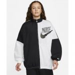 Dámska bunda NIKE NSW WVN Jacket Black/White