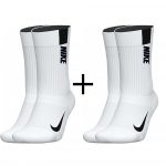 Ponožky NIKE Multiplier CRW White 2-pack